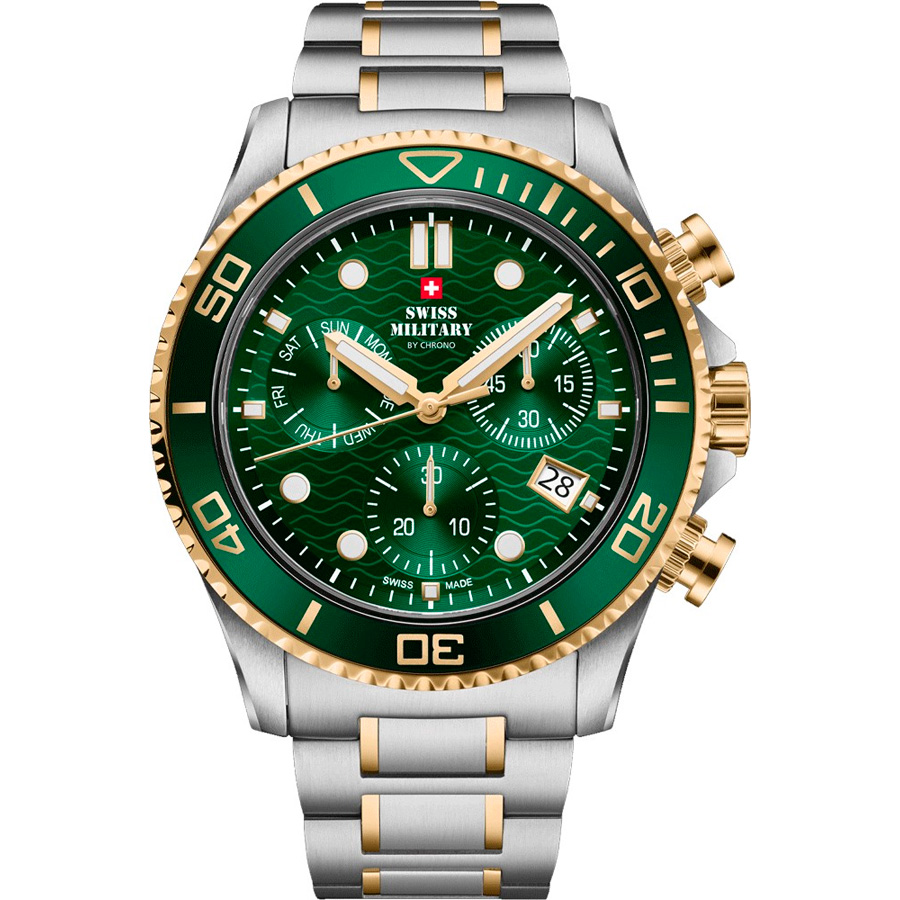Часы Swiss Military XL Chronograph SM34101.05